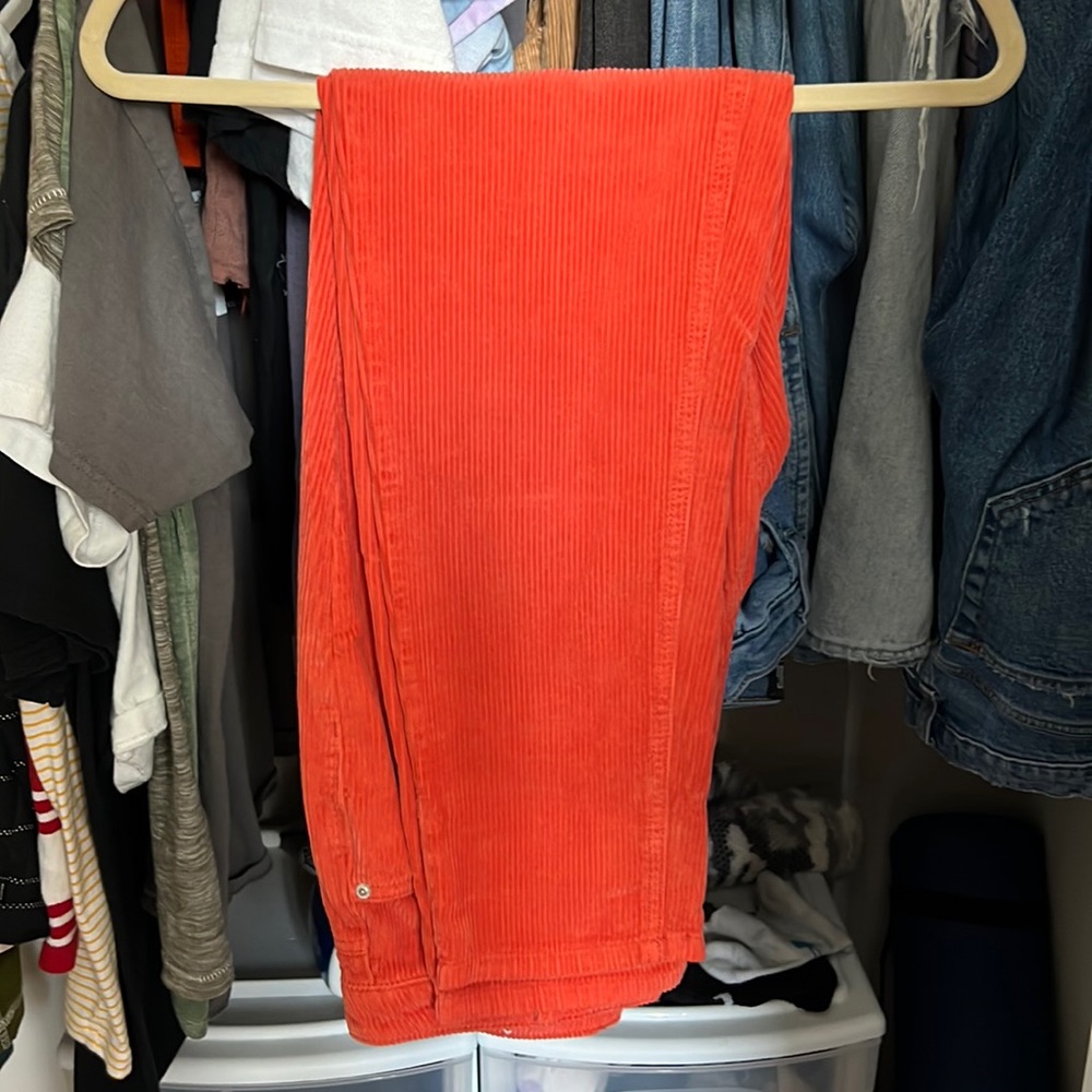 BDG Orange Corduroys